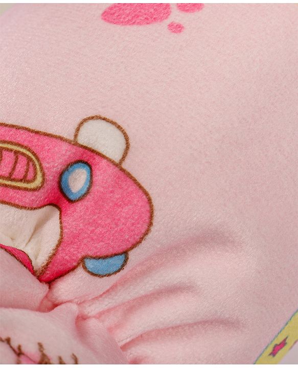 Babyhug Feeding Bottle Cover Bear Print Pink- Fits up to 260 ml
