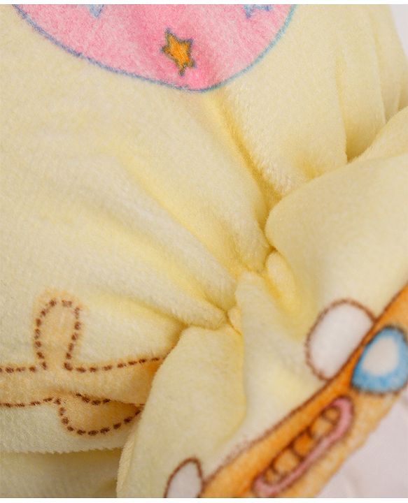 Babyhug Feeding Bottle Cover Car Print Yellow- Fits up to 260 ml