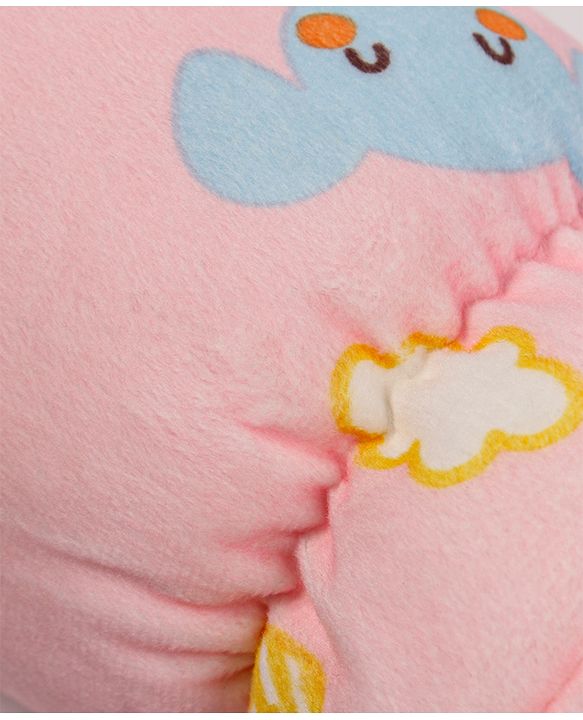 Babyhug Feeding Bottle Cover Bear Print Pink- Fits up to 260 ml
