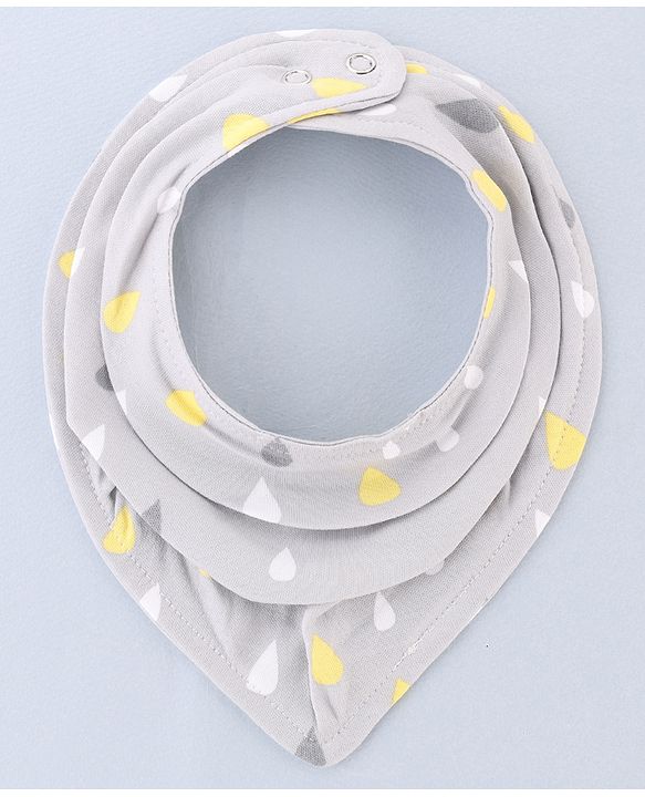 Babyhug Drool Bibs Pack of 5 - Multicolor
