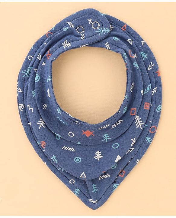Babyhug Drool Bibs Pack of 5 - Multicolor