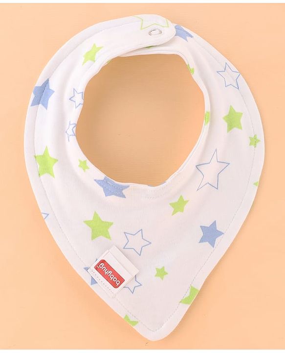 Babyhug Drool Bibs Pack of 5 - Multicolor