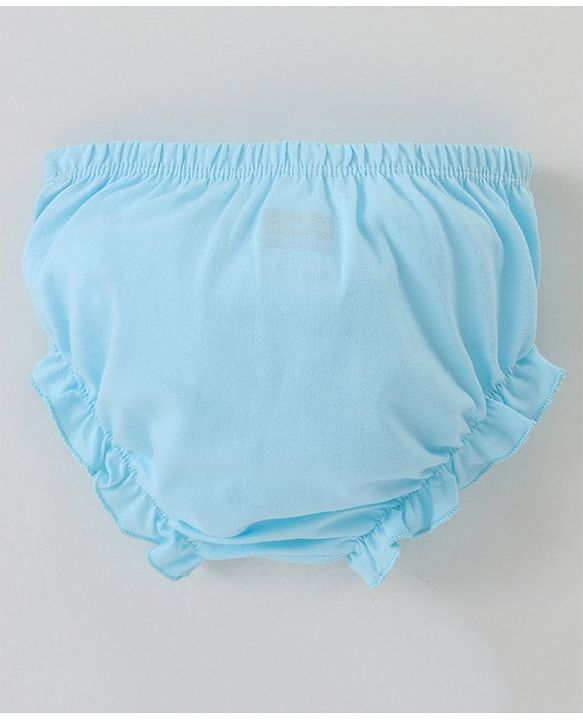 Babyhug 100% Cotton Bloomers Strawberry & Pear Print Pack of 7- Blue & Green