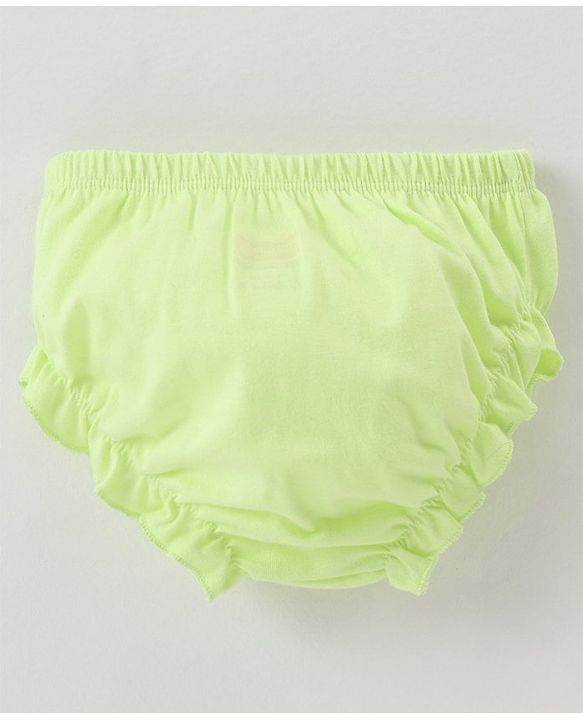 Babyhug 100% Cotton Bloomers Strawberry & Pear Print Pack of 7- Blue & Green