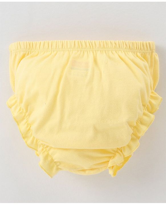 Babyhug 100% Cotton Bloomers Strawberry & Pear Print Pack of 7- Blue & Green