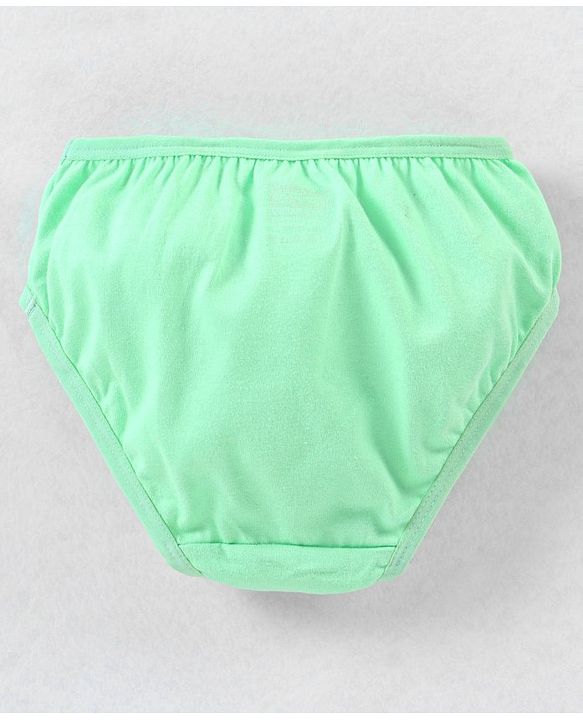 Babyhug 100% Cotton Panties Strawberry Print Pack of 3- Green & Pink