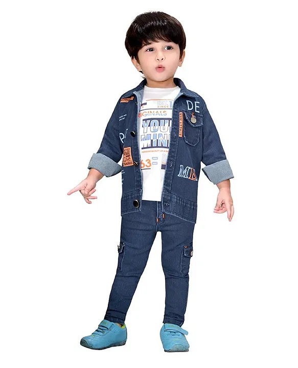 Amazon.com: Kids Boys Jackets Designer White Denim Jeans Fashion Jacket  Coat Age 3-13 Yr: Clothing, Shoes & Jewelry