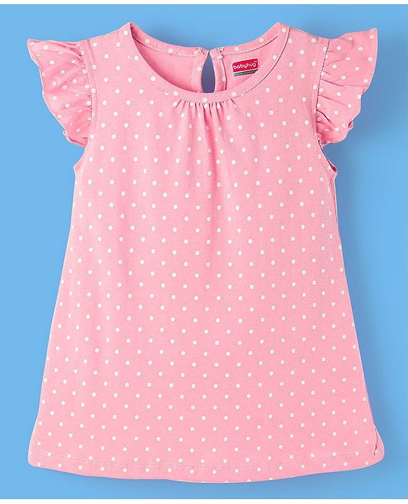 Babyhug Flutter Sleeves Nighty Kitten Print Pack of 2 - Blue