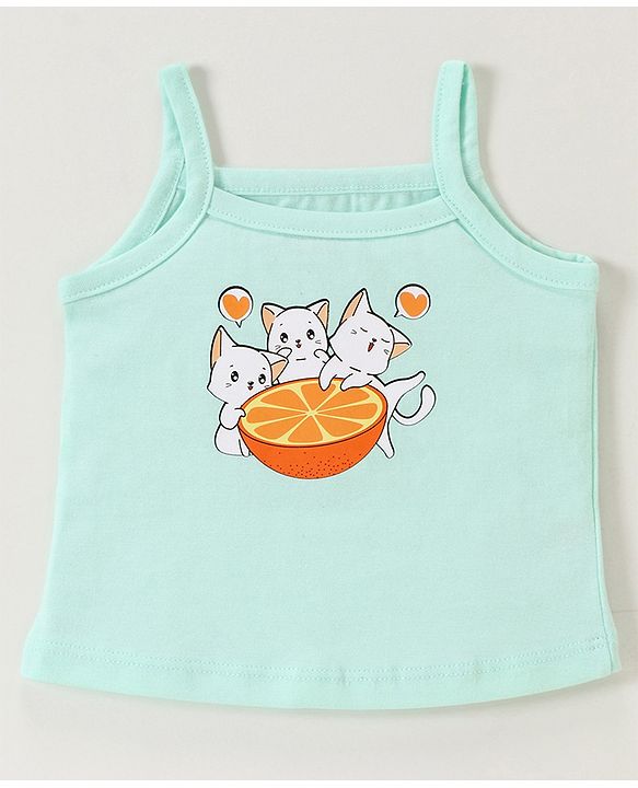 Babyhug 100% Cotton Antibacterial Dot & Orange print Slips Pack of 3 - Multicolor
