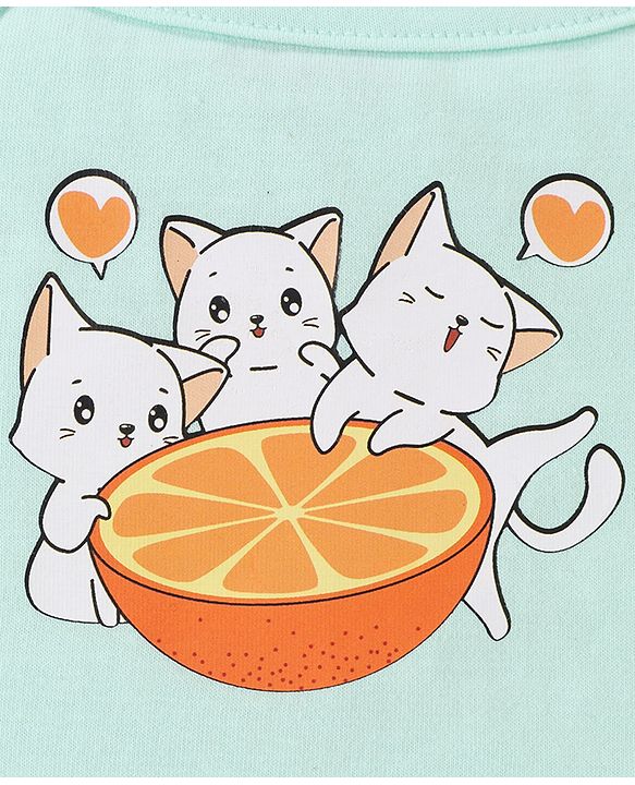 Babyhug 100% Cotton Antibacterial Dot & Orange print Slips Pack of 3 - Multicolor