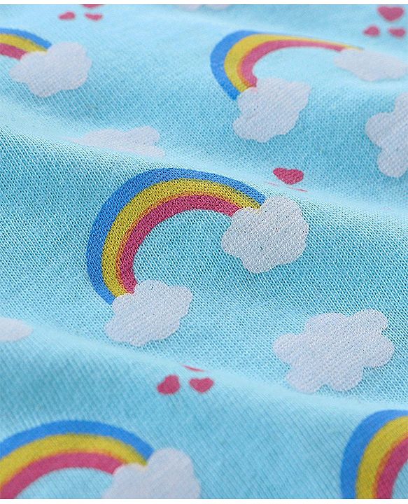 Babyhug 100% Cotton Antibacterial Dot & Orange print Slips Pack of 3 - Multicolor