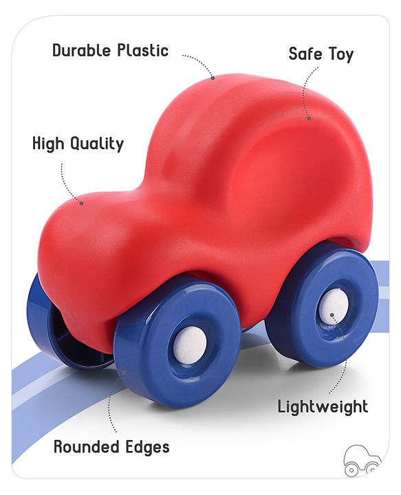 Babyhug Mini Truck Play Vehicle - Red & Blue