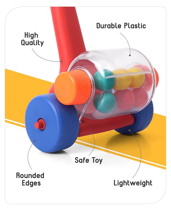 Babyhug My First Push Wheel - Multicolour