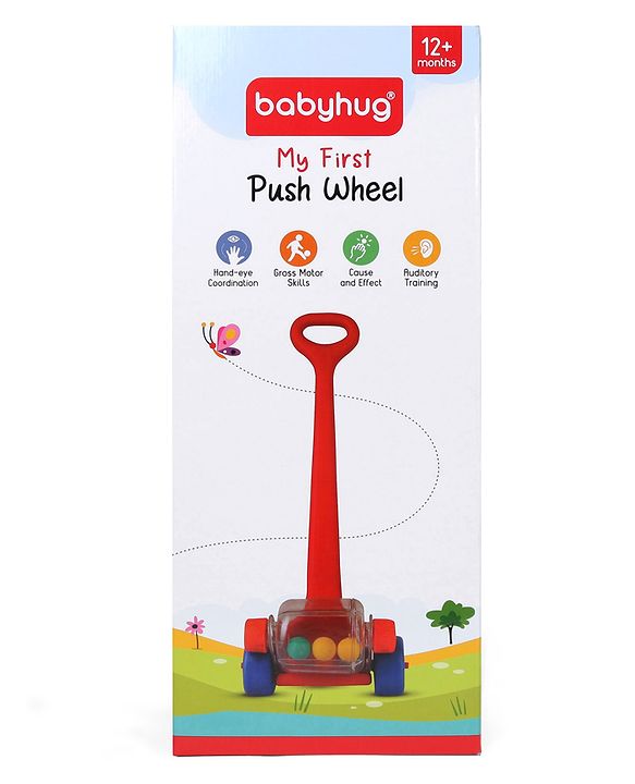 Babyhug My First Push Wheel - Multicolour