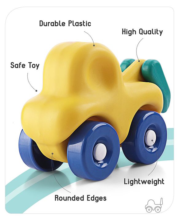 Babyhug Mini Truck Play Vehicle - Yellow & Blue