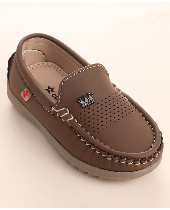 Cute Walk by Babyhug Slip on Formal Loafer Shoes - Brown