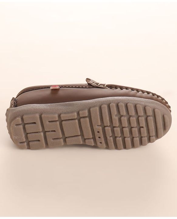 Cute Walk by Babyhug Slip on Formal Loafer Shoes - Brown