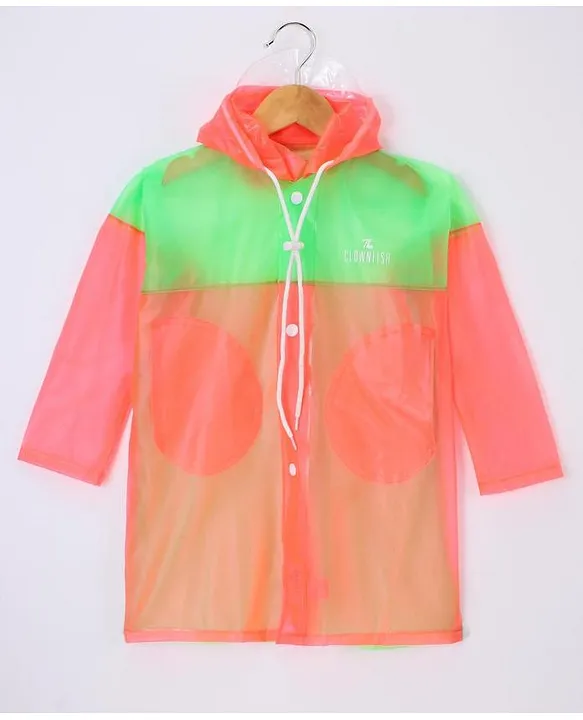 Orange raincoat hotsell