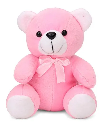 Playtoons Teddy Bear With Bow Pink 15 cm info