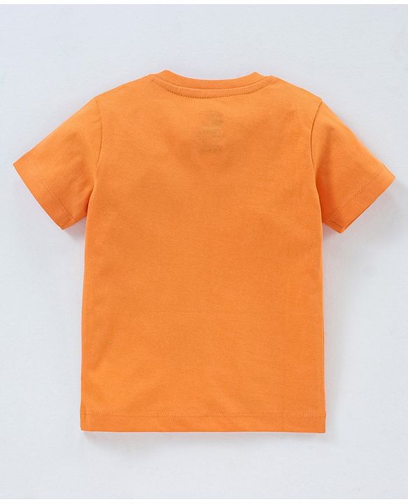 Babyhug Cotton Half Sleeves T-Shirt Tom & Jerry Print - Yellow