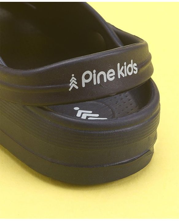 Pine Kids Clogs with Back Strap Hot Air Balloon Patch - Light Green
