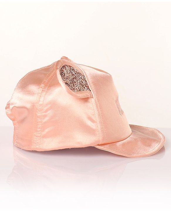 Babyhug Cotton Minnie Embroidered Disney Baseball Cap Pink - Circumference 44 cm