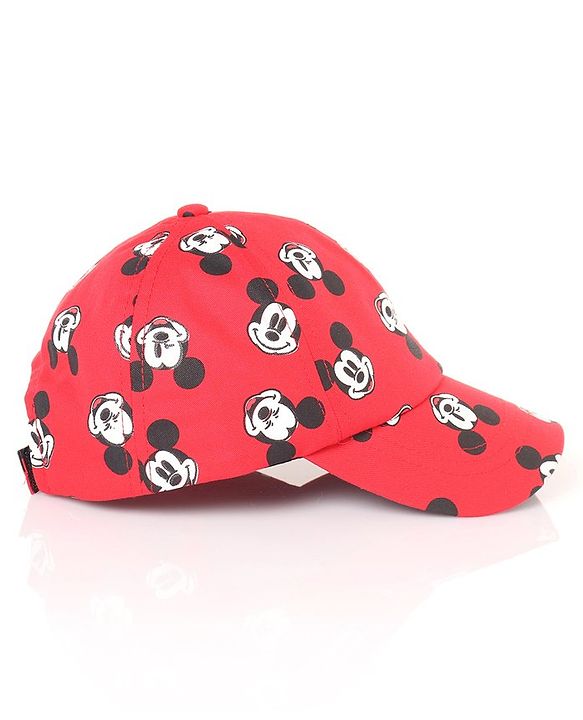 Babyhug Cotton Disney Mickey Mouse Printed Red Pro - Diameter 14cm