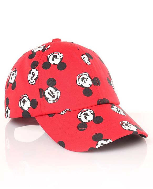 Babyhug Cotton Disney Mickey Mouse Printed Red Pro - Diameter 14cm