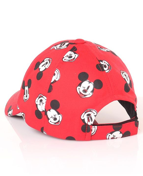 Babyhug Cotton Disney Mickey Mouse Printed Red Pro - Diameter 14cm