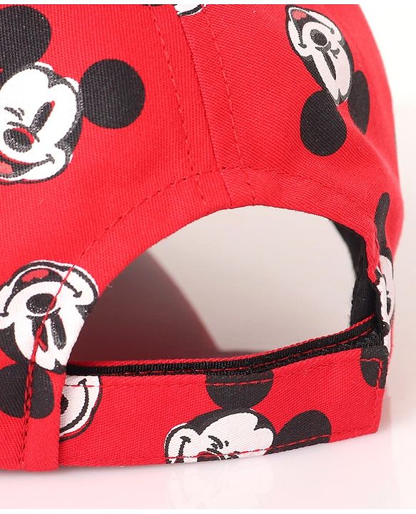 Babyhug Cotton Disney Mickey Mouse Printed Red Pro - Diameter 14cm