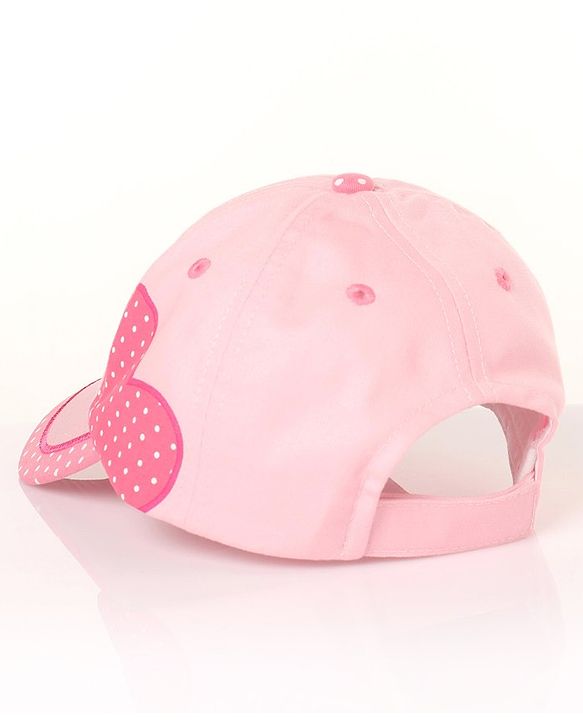 Babyhug Cotton Disney Minnie Mouse  Printed  Baseball Cap Pink - Circumference 54 cm