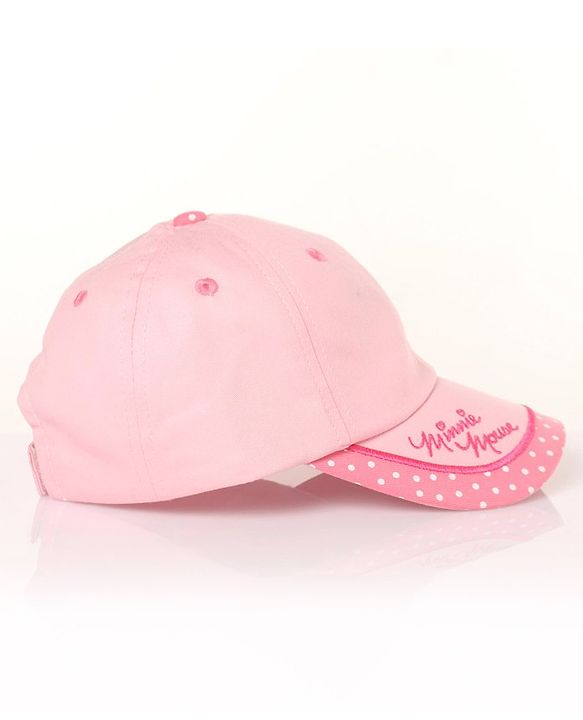 Babyhug Cotton Disney Minnie Mouse  Printed  Baseball Cap Pink Pro - Diameter 15cm
