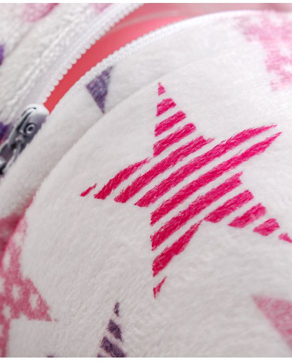 Babyhug Feeding Bottle Cover with Zip Star Print Pink - Fits Upto 280 ml Bottle