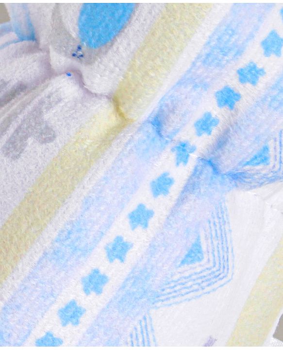 Babyhug Feeding Bottle Cover Star Print Pack of 2 Blue - Fits Upto 200 ml Bottle