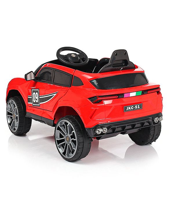 Babyhug Battery Operated Electrical Suv Ride On Jeep With Remote Control Music & Lights - Red