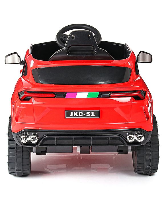 Babyhug Battery Operated Electrical Suv Ride On Jeep With Remote Control Music & Lights - Red