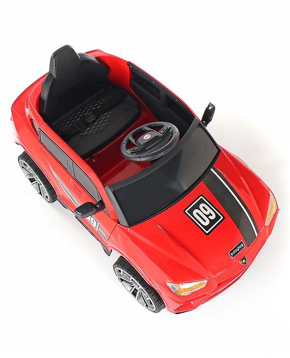 Babyhug Battery Operated Electrical Suv Ride On Jeep With Remote Control Music & Lights - Red