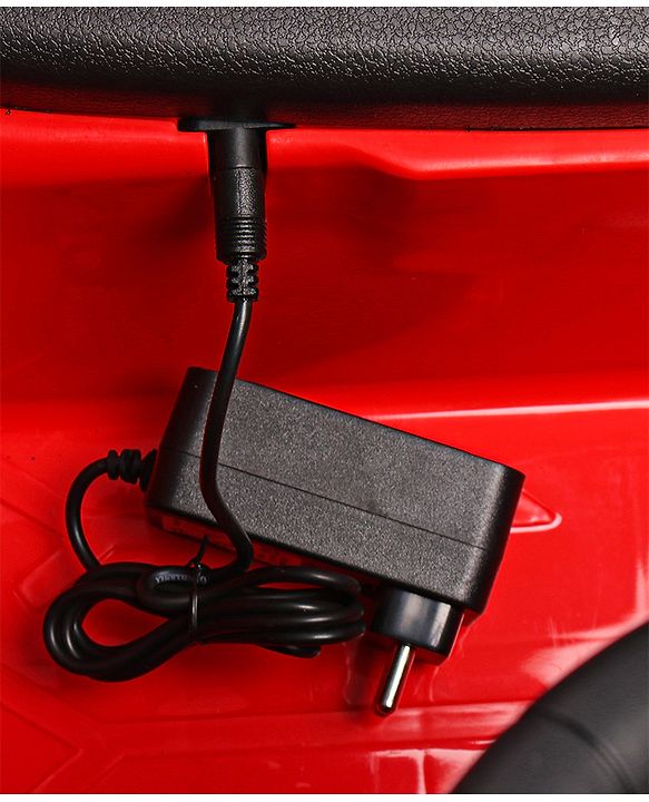 Babyhug Battery Operated Electrical Suv Ride On Jeep With Remote Control Music & Lights - Red