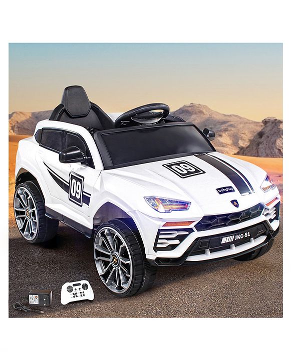 Babyhug Battery Operated Electrical Suv Ride On Jeep With Remote Control Music & Lights - Red