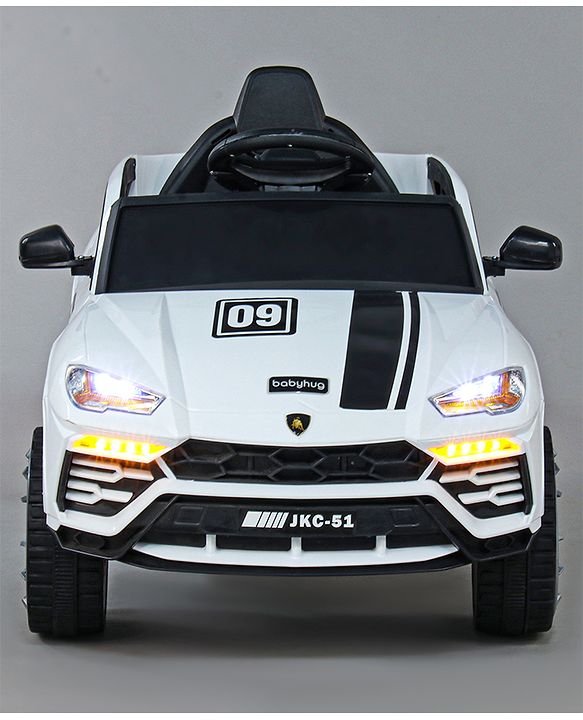 Babyhug Battery Operated Electrical Suv Ride On Jeep With Remote Control Music & Lights - Red