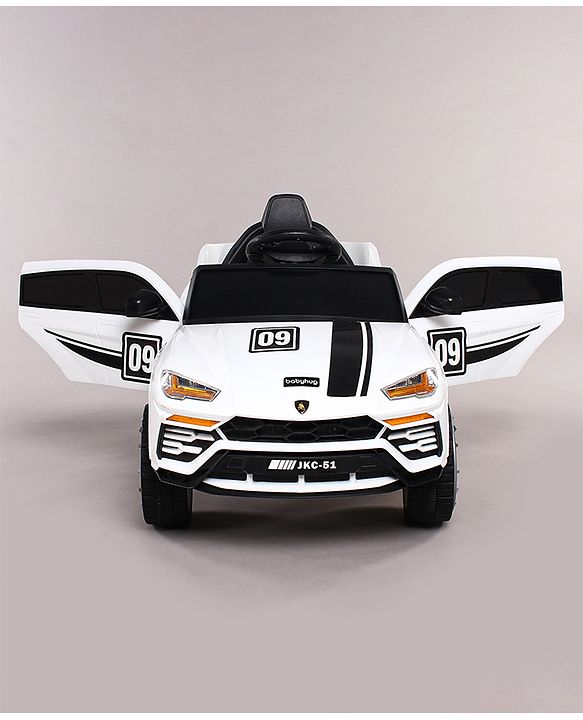 Babyhug Battery Operated Electrical Suv Ride On Jeep With Remote Control Music & Lights - Red