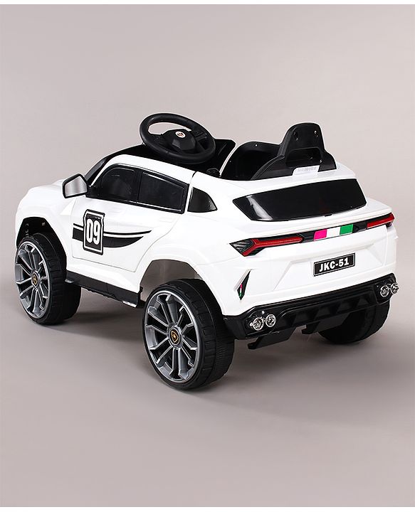 Babyhug Battery Operated Electrical Suv Ride On Jeep With Remote Control Music & Lights - Red