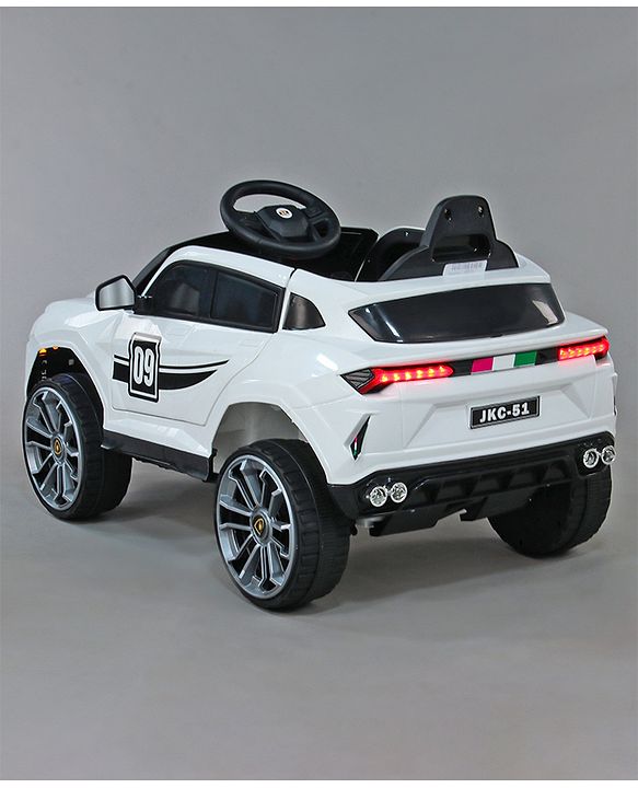 Babyhug Battery Operated Electrical Suv Ride On Jeep With Remote Control Music & Lights - Red