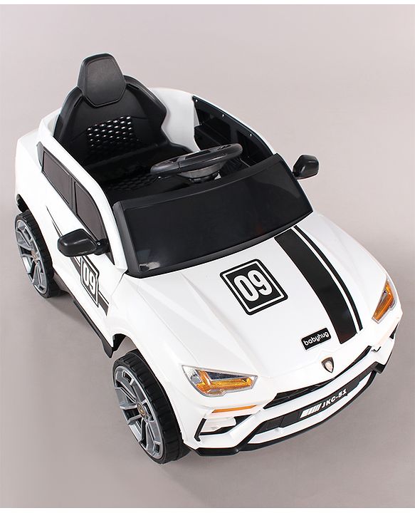Babyhug Battery Operated Electrical Suv Ride On Jeep With Remote Control Music & Lights - Red