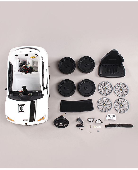 Babyhug Battery Operated Electrical Suv Ride On Jeep With Remote Control Music & Lights - Red