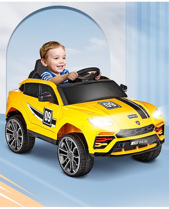 Babyhug Battery Operated Electrical Suv Ride On Jeep With Remote Control Music & Lights - Red