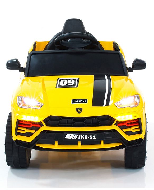 Babyhug Battery Operated Electrical Suv Ride On Jeep With Remote Control Music & Lights - Red