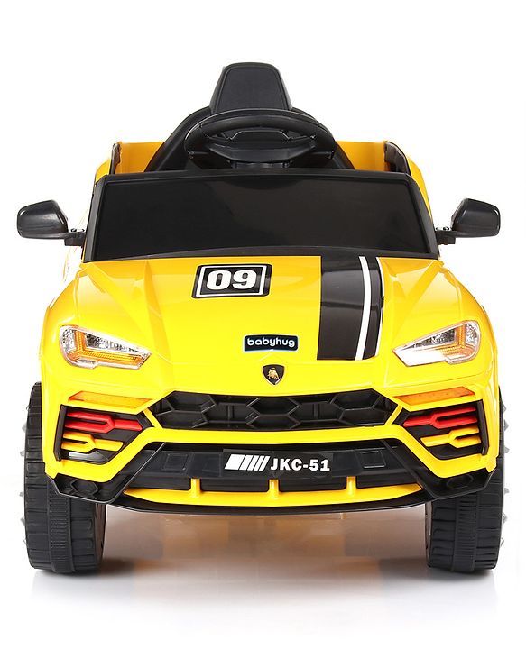Babyhug Battery Operated Electrical Suv Ride On Jeep With Remote Control Music & Lights - Red