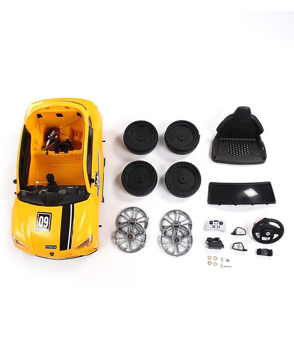 Babyhug Battery Operated Electrical Suv Ride On Jeep With Remote Control Music & Lights - Red