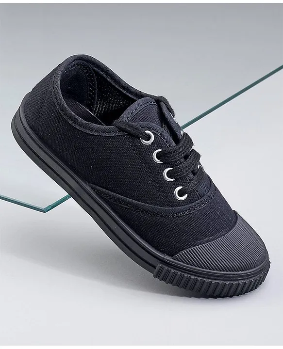 Buy Pine Kids Lace Ups School Shoes Black for Both 6 7Years